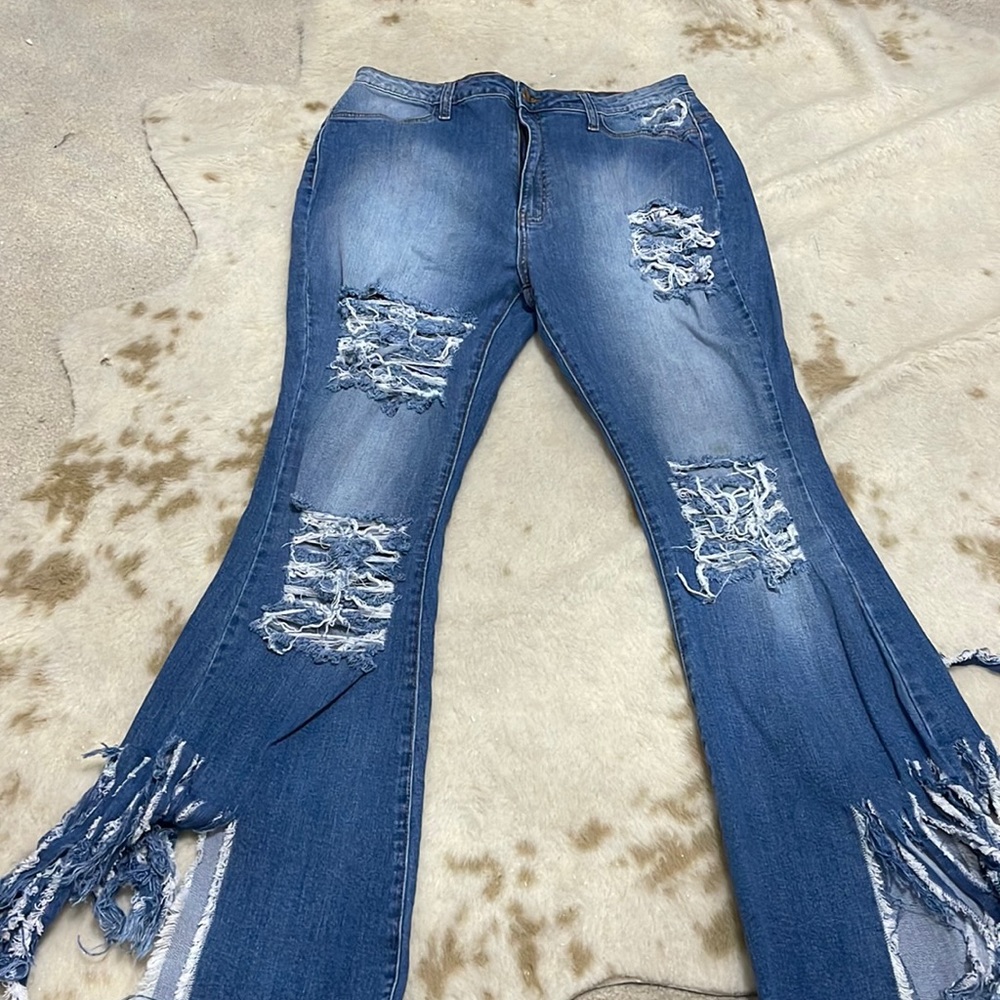 Fashion nova flare jeans